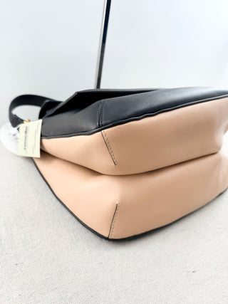 Chloe two tone leather bag top handle amelia