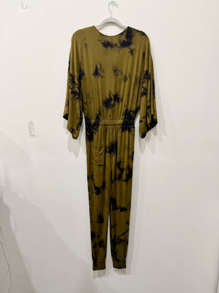 Young Fabulous & Broke Logan Jumpsuit Fern Vancouver Tie-Dye Women's Size XS