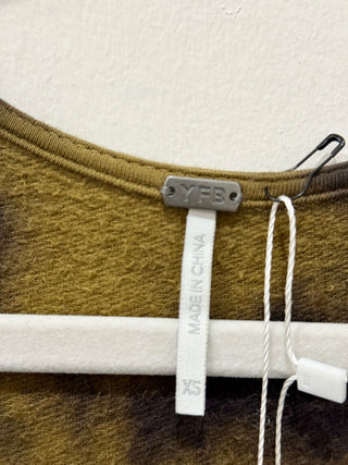 Young Fabulous & Broke Logan Jumpsuit Fern Vancouver Tie-Dye Women's Size XS