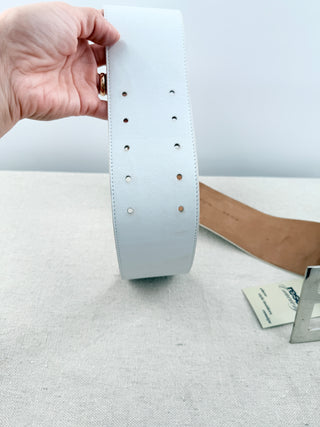 Fendi extra wide FF buckle belt leather, 80/32