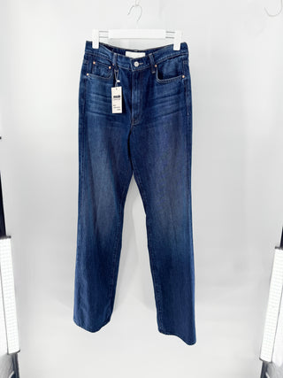 Mother High-waisted jeans with classic, streamlined silhouette and straight leg, 27
