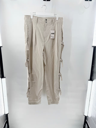 Isabel Marant side ties barrel pants, 42 FR / US 10