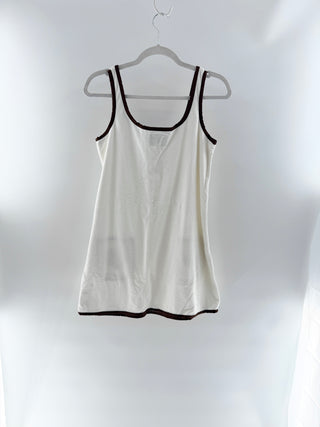 Tuckernuck Embroidered seashell mini dress coverup, XS