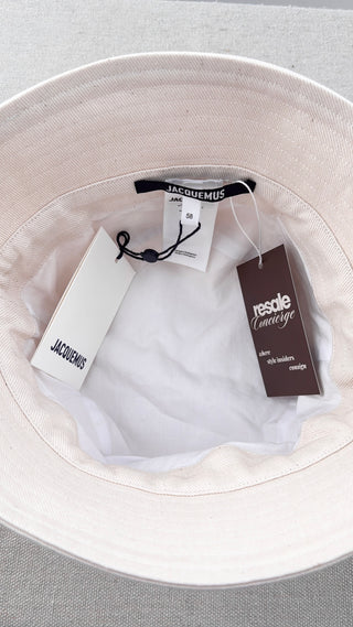 Jacquemus le bob gadjo bucket hat, 58