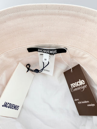 Jacquemus le bob gadjo bucket hat, 58