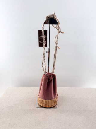 Glorinha Paranagua Saigon Cetim Bucket Bag
