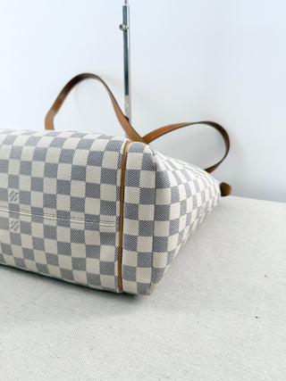 Louis Vuitton damier azul tore bag with zipper