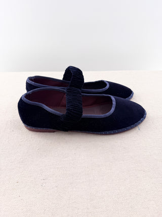 Flabelus Mafalda Molly Velvet Mary Jane Flat, 42