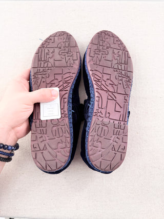 Flabelus Mafalda Molly Velvet Mary Jane Flat, 42