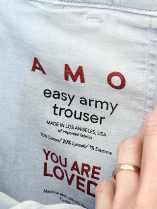 AMO cargo pants cropped, 30/10
