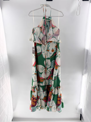 Ted Baker Vibrant tropical floral maxi dress, M