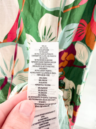Ted Baker Vibrant tropical floral maxi dress, M