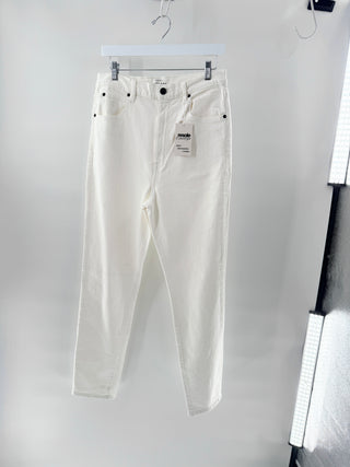 Slvrlake Beatnik Cotton Blend High Rise Denim Skinny Jeans White Women's Size 31