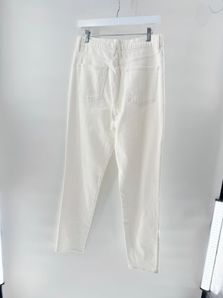 Slvrlake Beatnik Cotton Blend High Rise Denim Skinny Jeans White Women's Size 31