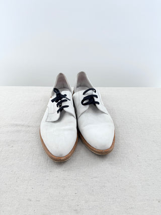 Freda Salvador soft leather cut out oxford shoes, 6.5