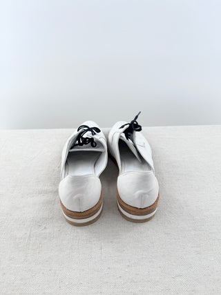 Freda Salvador soft leather cut out oxford shoes, 6.5