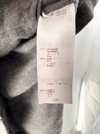 Louis Vuitton Casual grey leather pocket tee, M