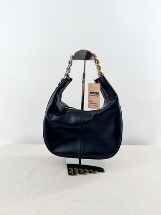 Stella McCartney frayme zipped medium shoulder bag faux leather
