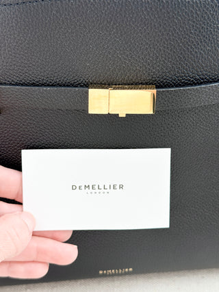 Demellier London the midi hudson leather bag with long strap, midi