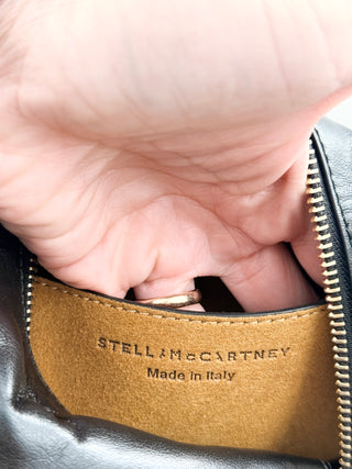 Stella McCartney frayme zipped medium shoulder bag faux leather