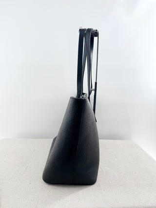 Mario Valentino leather large tote bag