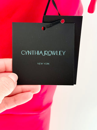 Cynthia Rowley Bonded shoulder ties mini dress, 2