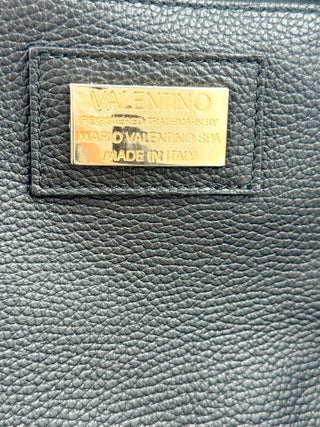Mario Valentino leather large tote bag
