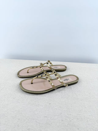 Valentino jelly rockstud slide sandals, 39