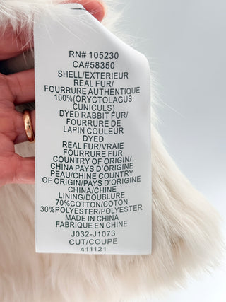 Joie rabbit fur vest