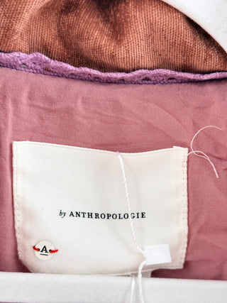 Anthropologie tapestry soft coat jacket, L