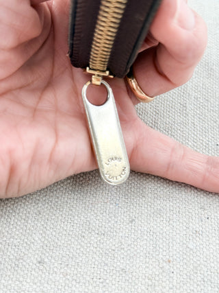 Louis Vuitton monogram zip up wallet