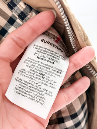 Burberry diamond quilted barn riding jacket, M