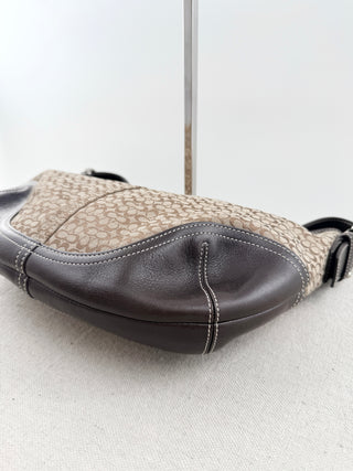 Coach vintage print shoulder bag