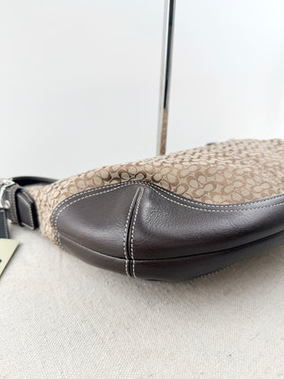 Coach vintage print shoulder bag