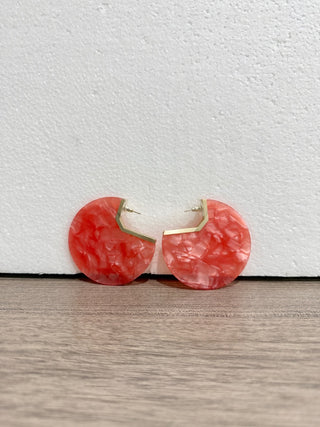 n.a. large acrylic earrings