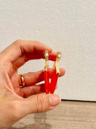 n.a. large acrylic earrings