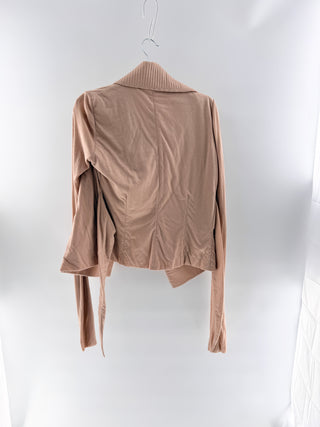 Rickowenslilies Chic beige quilted leather jacket, 8