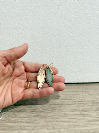 n.a. rose gold earrings