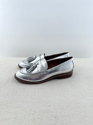 Franco Sarto loafers metallic leather, 40