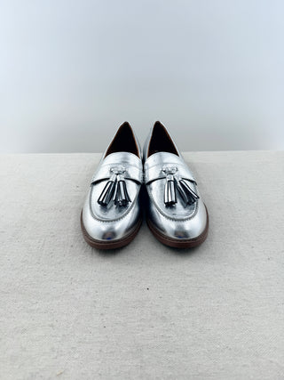 Franco Sarto loafers metallic leather, 40