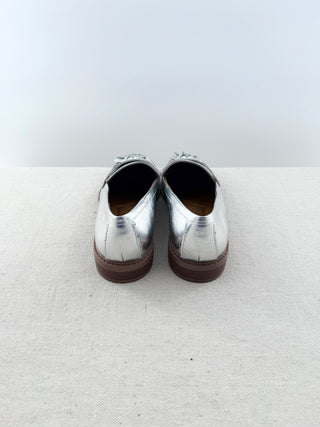 Franco Sarto loafers metallic leather, 40