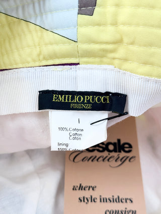 Emilio Pucci cotton bucket print hat, 1