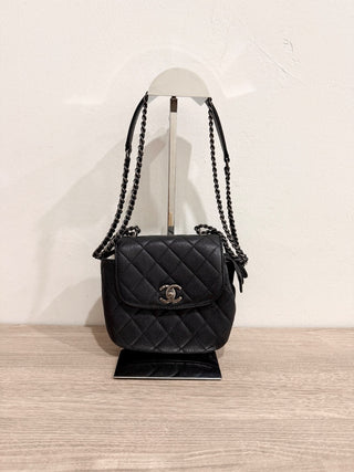CHANEL vintage waiter flap bag cross body