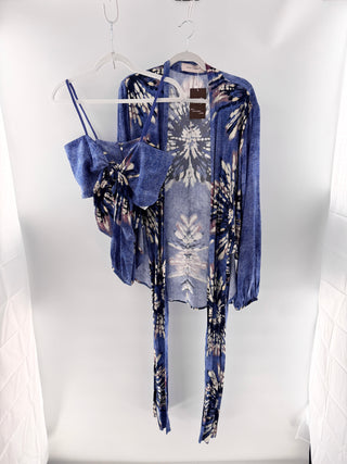 Silvia Tcherassi Matching Crop Top and Cardigan Set, M / L