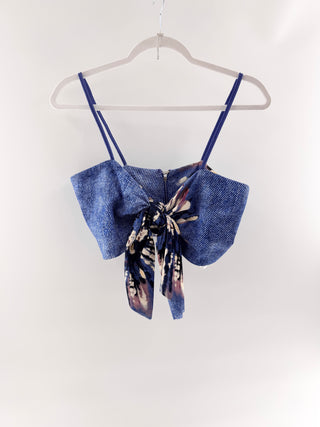Silvia Tcherassi Matching Crop Top and Cardigan Set, M / L