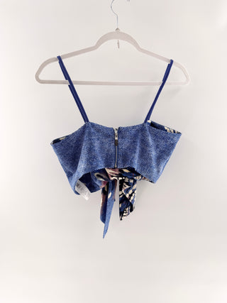 Silvia Tcherassi Matching Crop Top and Cardigan Set, M / L