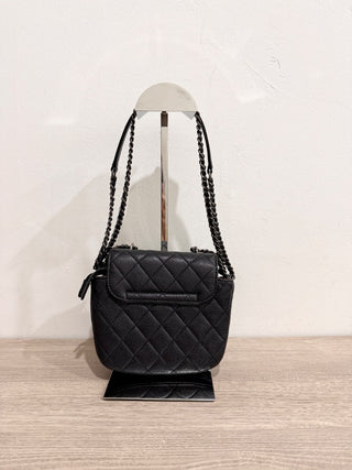 CHANEL vintage waiter flap bag cross body