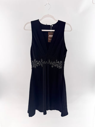 Sandro knit dress with lace detail mini, 1 / S