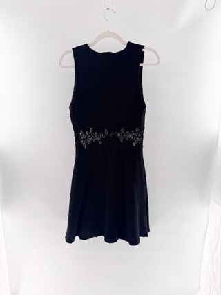 Sandro knit dress with lace detail mini, 1 / S