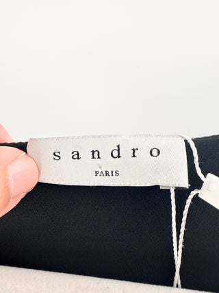Sandro knit dress with lace detail mini, 1 / S